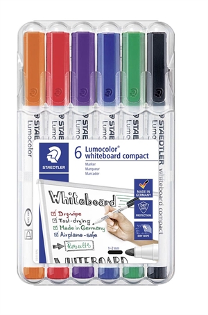 Staedtler WB -merkki lumocolor Compact Ass (6)